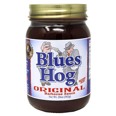 The sugary start quickly gains depth, first by a touch of molasses, then fruity tomato, and finally a vinegar tang. . Blues hog bbq sauce